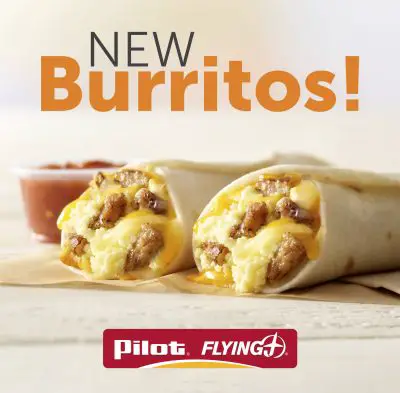 Free burrito at Pilot Flying J