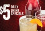 5 dollar drink specials at spaghetti warehouse