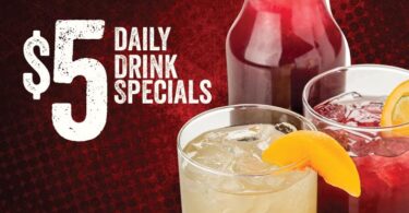 5 dollar drink specials at spaghetti warehouse