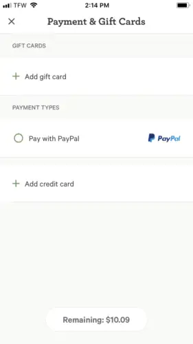 Panera Bread Payment Options