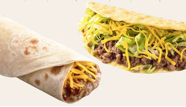 Taco Bueno tacos, burritos