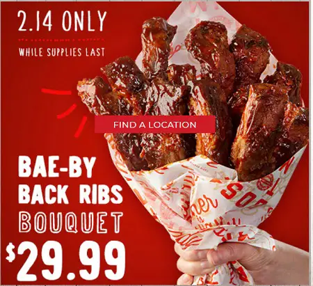 Boston Market Ribs Bouquet