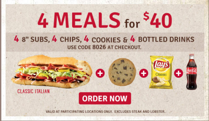 Quiznos Menu Specials and Deals | EatDrinkDeals