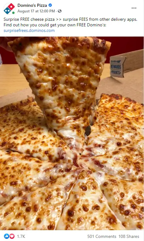 Domino's Pizza Surprise Frees