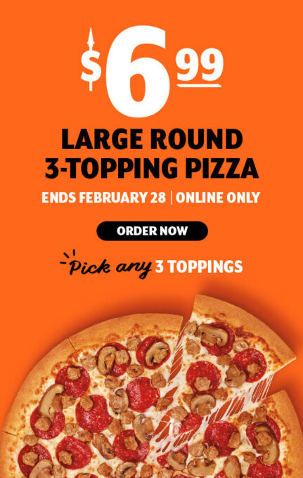 Little Caesars $6.99 Large 3 Topping and More Menu Deals | EatDrinkDeals