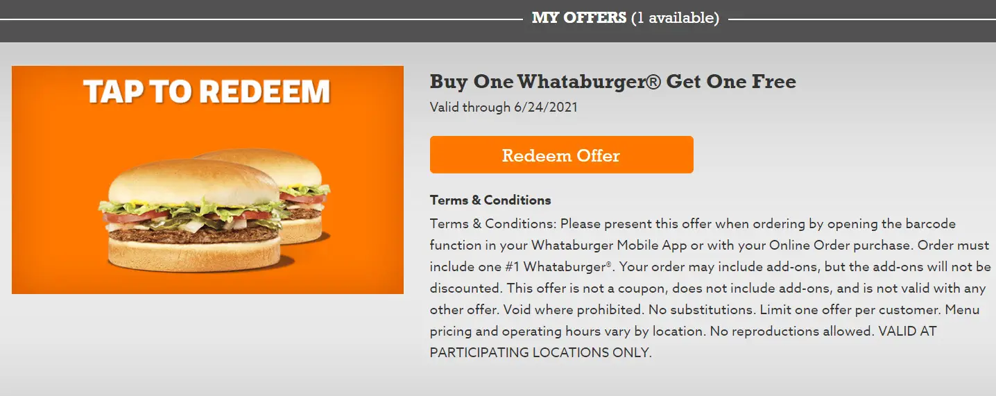 Whataburger Coupon For A Free Whataburger! EatDrinkDeals