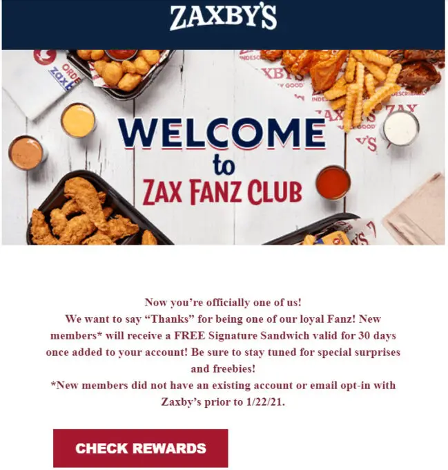 zaxbys free signature sandwich and menu deals eatdrinkdeals