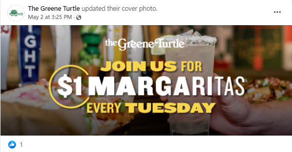 Greene Turtle $1 Margarita