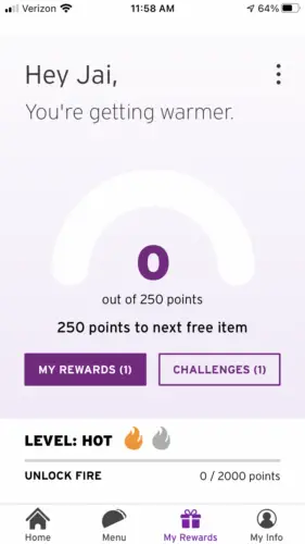 Taco Bell App Screenshot