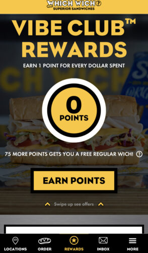 Which Wich App Screenshot