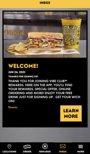 Which Wich App Screenshot