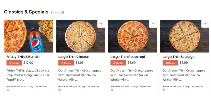 Papa Murphy's $5 Thin Crust Pizzas