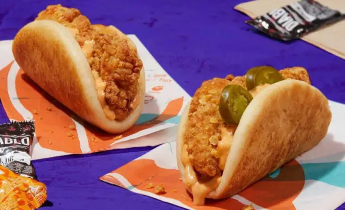 Taco Bell Crispy Chicken Sandwich Taco