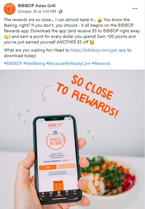 BIBIBOP Asian Grill Rewards