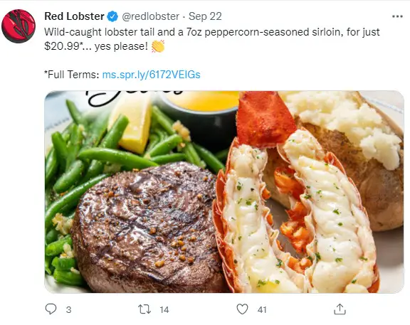 Red Lobster Wednesday Steak Deal