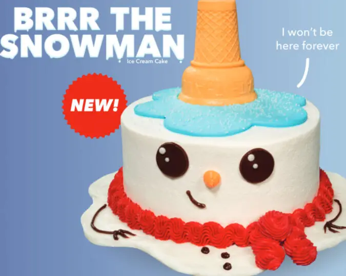 Brrr The Snowman Cake