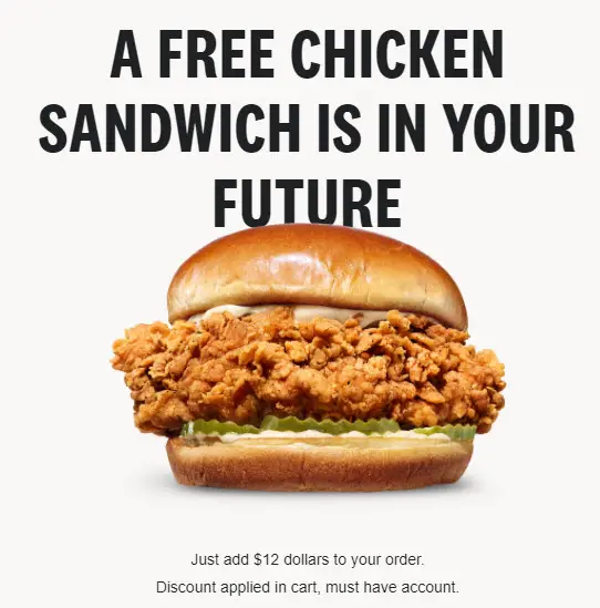 KFC Free Sandwich Deal