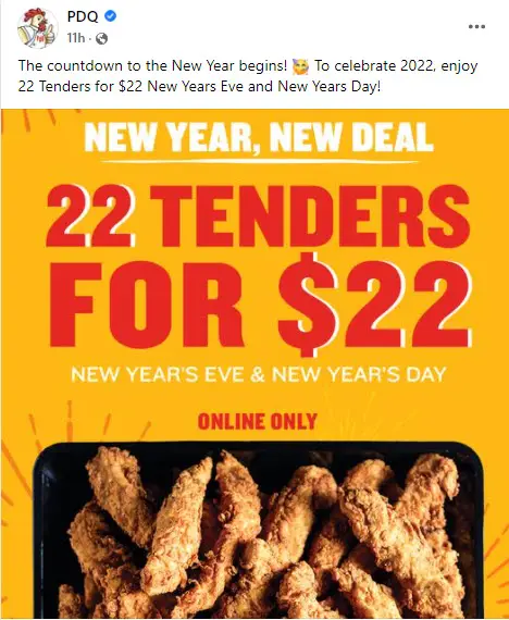 PDQ 22 for $22 Deal