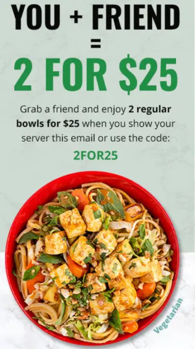 Genghis Grill 2 For $25 Coupon