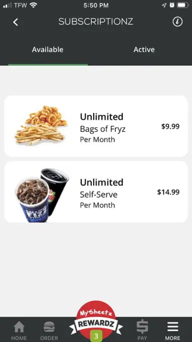 Sheetz App Deals