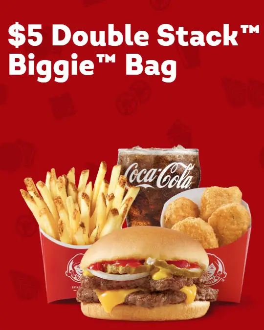 Wendy's $5 Biggie Bag Deal