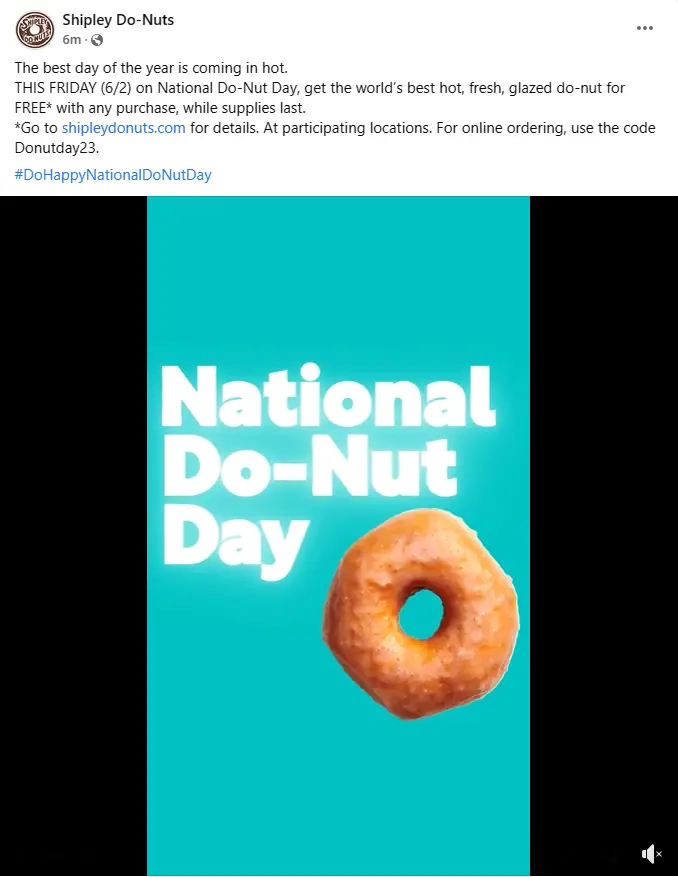 Shipley Do-Nuts National Donut Day