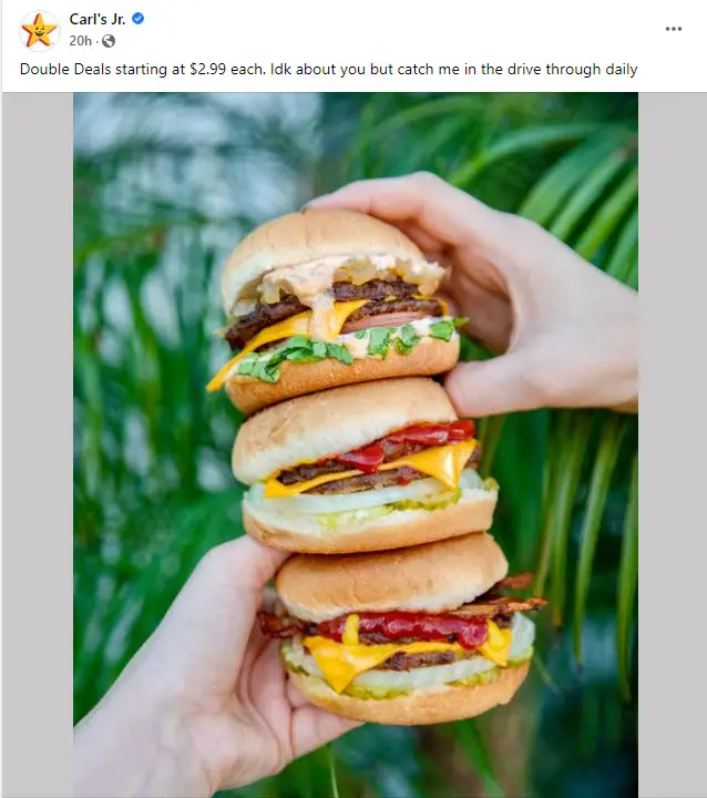 Carl's Jr. Double Deals