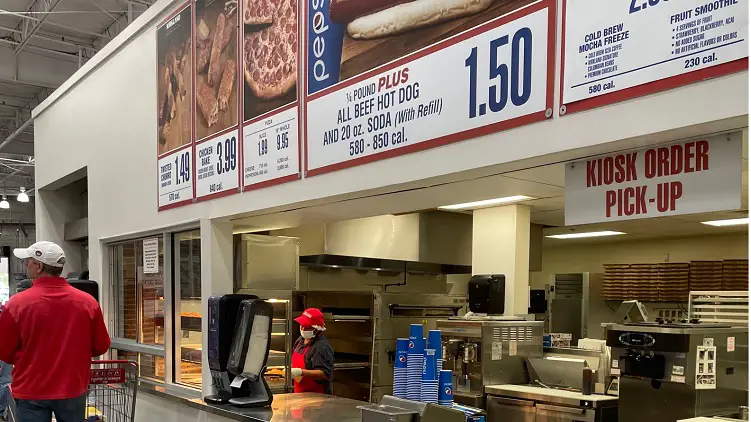 Hot Dogs at Costco