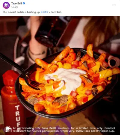 Taco Bell Truff Fries