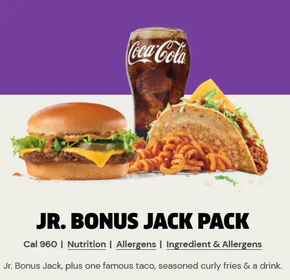 Jack In The Box $5 Combo