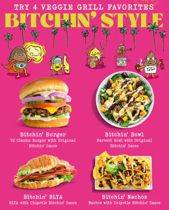 Veggie Grill Menu