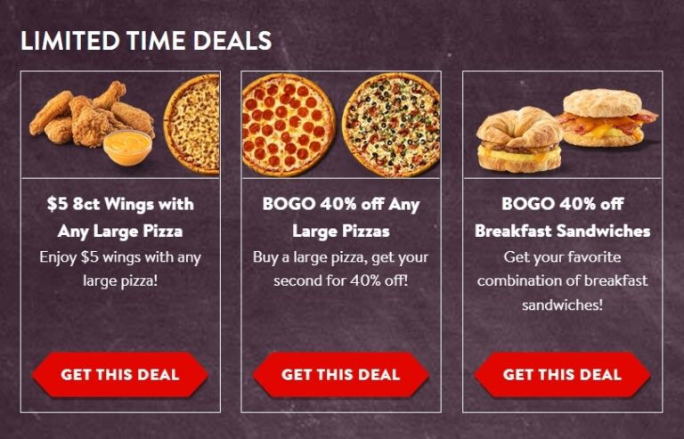 Casey's Pizza Menu Prices - EatDrinkDeals