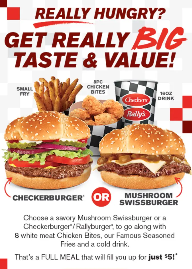 Checkers and Rally's $5 Meal
