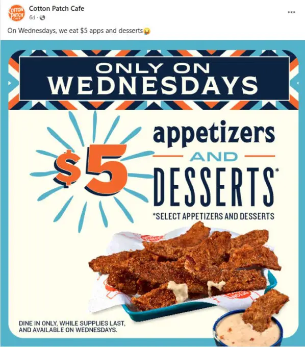 Wednesday Restaurant Deals and Specials EatDrinkDeals