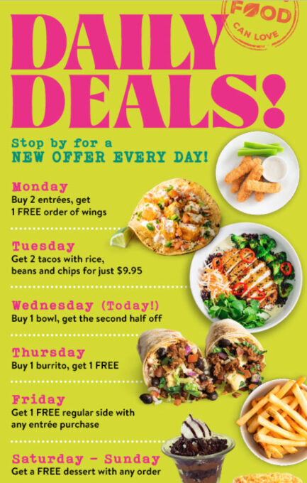 Veggie Grill Daily Deals
