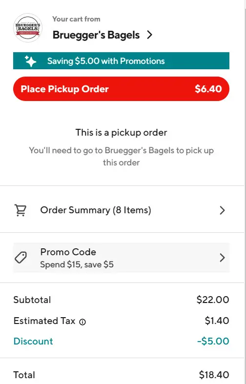 DoorDash $5 Off Promo Code