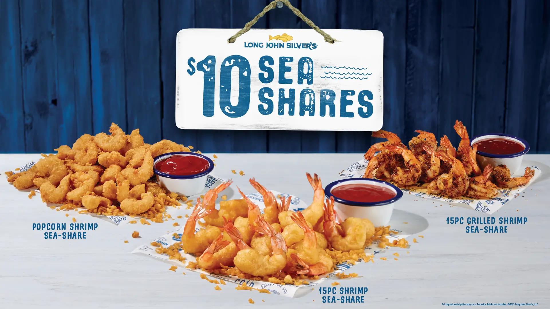 Long John Silver's $10 Shrimp Sea Shares
