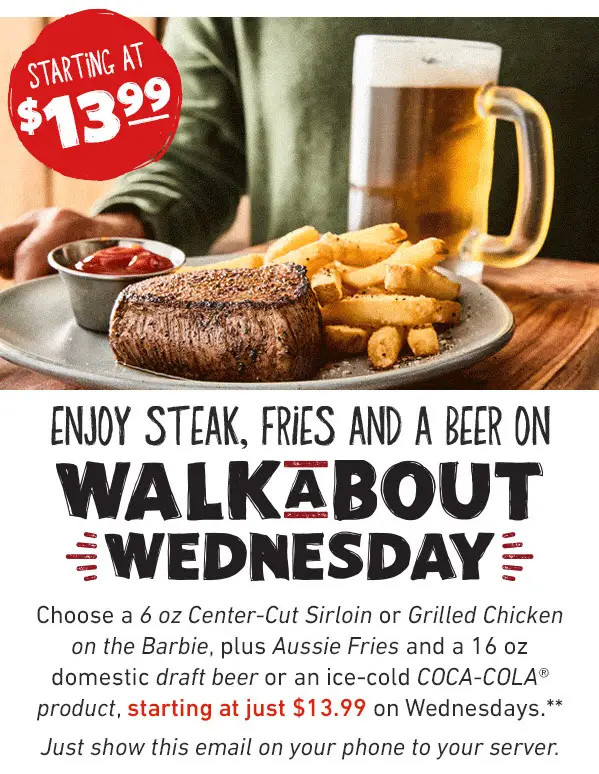 Outback Walkabout Wednesday