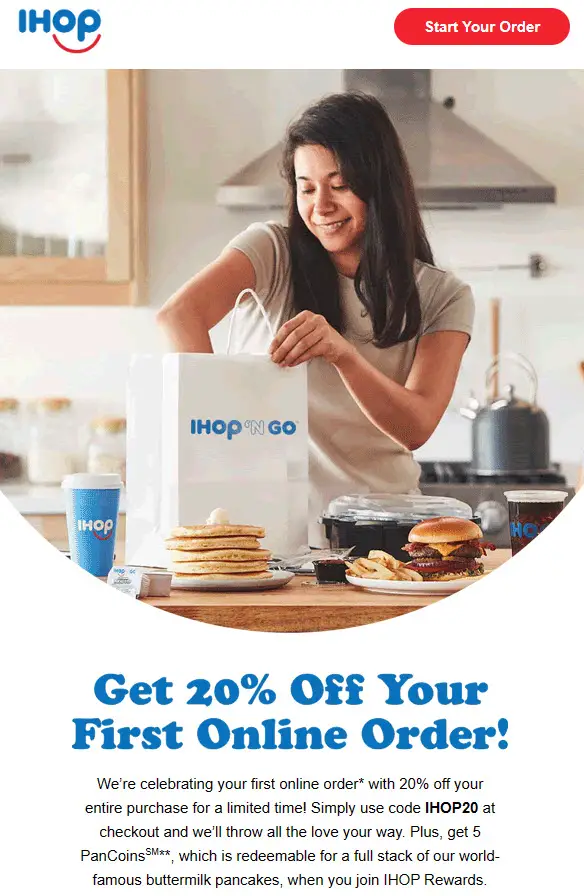 IHOP 20% Off Promo Code