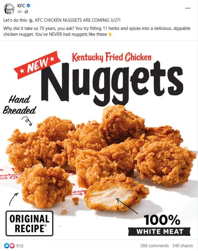 KFC Chicken Nuggets