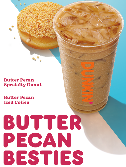 Dunkin' Butter Pecan Coffee and Donut and Summer Menu