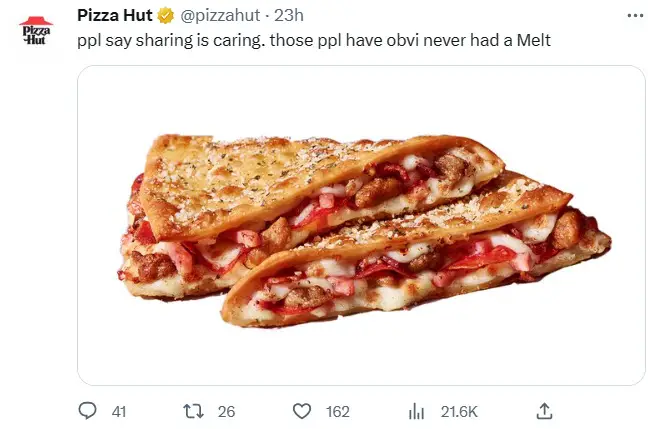 Pizza Hut Melts