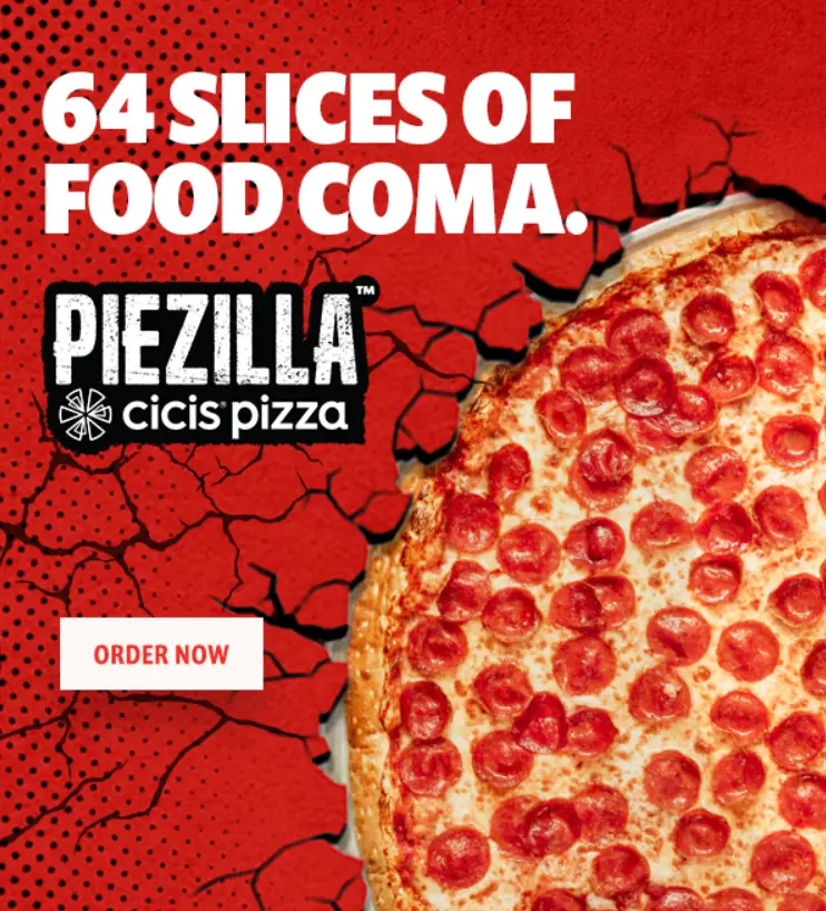 Cicis Piezilla Pizza