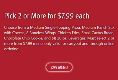 Pizza Ranch Coupons, $7.99 Menu and Kids Eat Free Deal - EatDrinkDeals