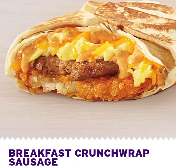 Taco Bell Breakfast Crunchwrap