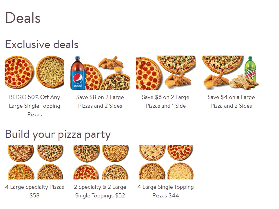 Casey's Pizza Coupons And Promo Codes BOGO 50 Off, Free Coffee