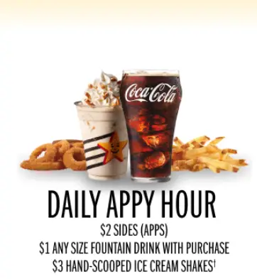 Carl's Jr. Appy Hour Specials