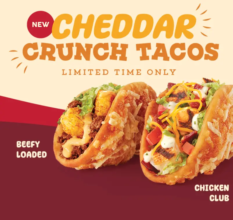 Taco John's Cheddar Crunch Tacos