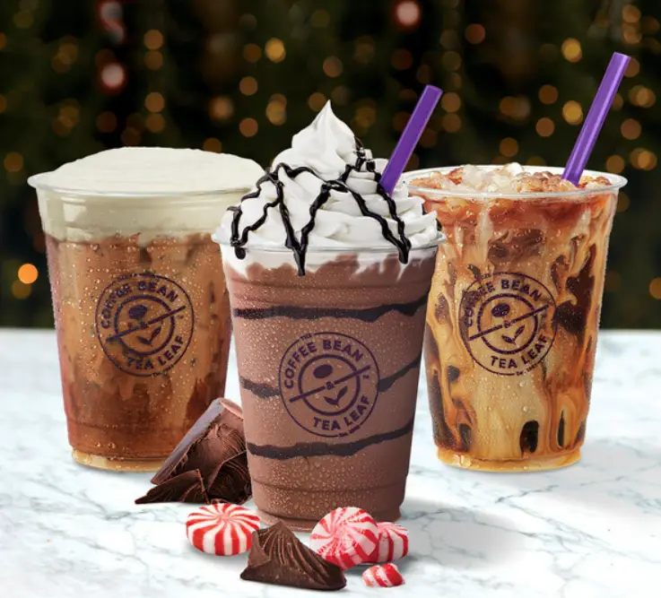 Coffee Bean And Tea Leaf Holiday Menu