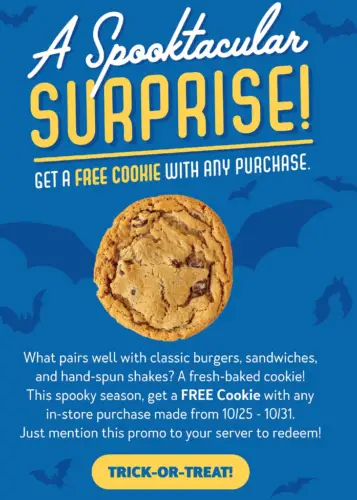 Johnny Rockets Free Cookie Coupon